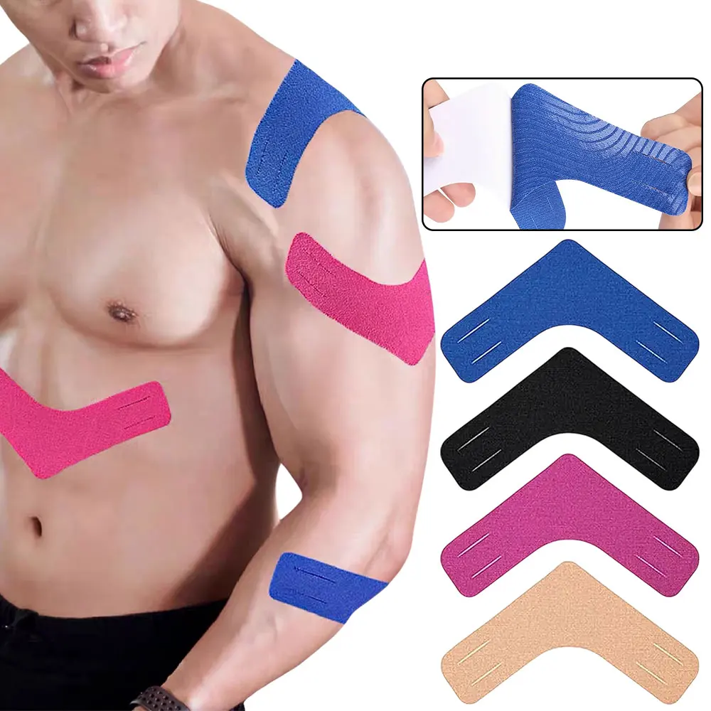 V-Shaped Kinesiology Tape Elastic Athletic Support Patches Breathable Fitness Therapeutic Tape Muscles Marathon Knee Protection
V-Shaped Kinesiology Tape Elastic Athletic Support Patches Breathable Fitness Therapeutic Tape Muscles Marathon Knee Protection