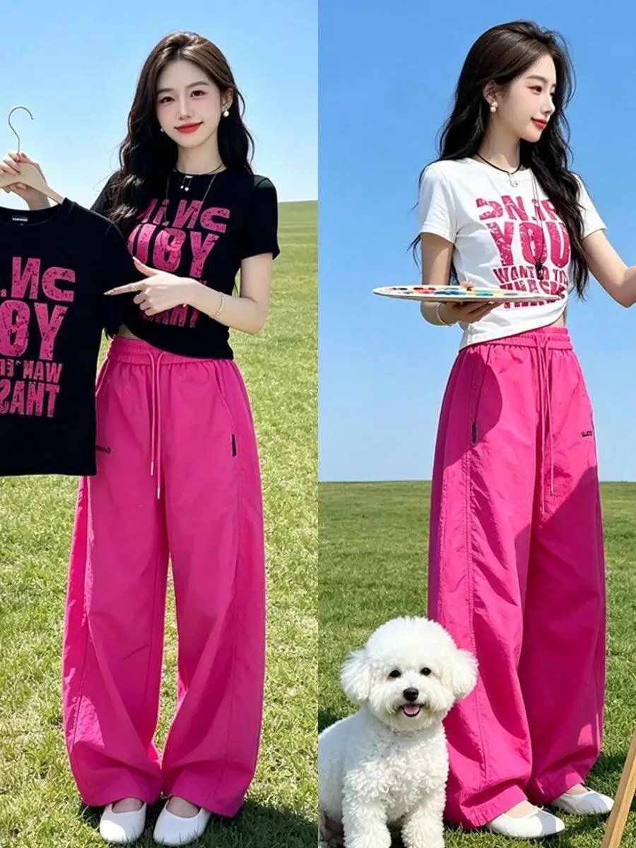 plus Size 300 Pounds Fat Sister Korean Style Dopaamine Short Sleeve T-Shirt Set Women Summer Casual Sports Pants Two Piece Set
plus Size 300 Pounds Fat Sister Korean Style Dopaamine Short Sleeve T-Shirt Set Women Summer Casual Sports Pants Two Piece Set