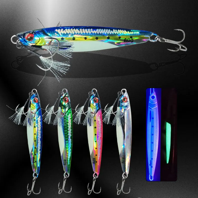 AS Slow JIg Lure Fishing UV Glow Jig 3D Print Falling Angler 60g80g Metal Hard Bait Sinking Jigging Pesca Bait
AS Slow JIg Lure Fishing UV Glow Jig 3D Print Falling Angler 60g80g Metal Hard Bait Sinking Jigging Pesca Bait