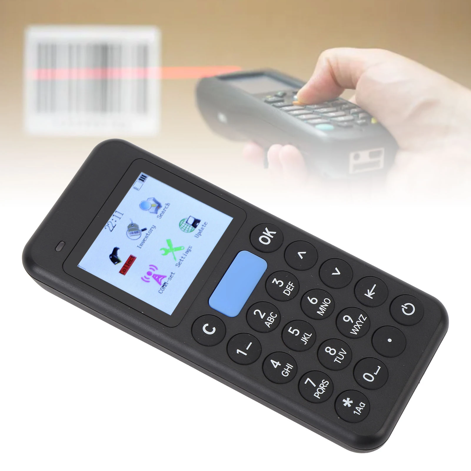 Portable Inventory Scanner 2.4 Inch Screen Handheld 1D 2D Wireless Barcode Scanner Bar Code Scanners Data Collector
Portable Inventory Scanner 2.4 Inch Screen Handheld 1D 2D Wireless Barcode Scanner Bar Code Scanners Data Collector