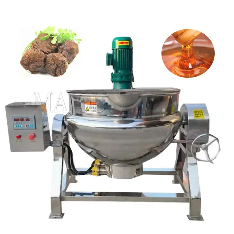 Gas/Steam/Electric Heating Jacketed Pot Commercial Jam Canned Making Machine Cooking Pot
Gas/Steam/Electric Heating Jacketed Pot Commercial Jam Canned Making Machine Cooking Pot