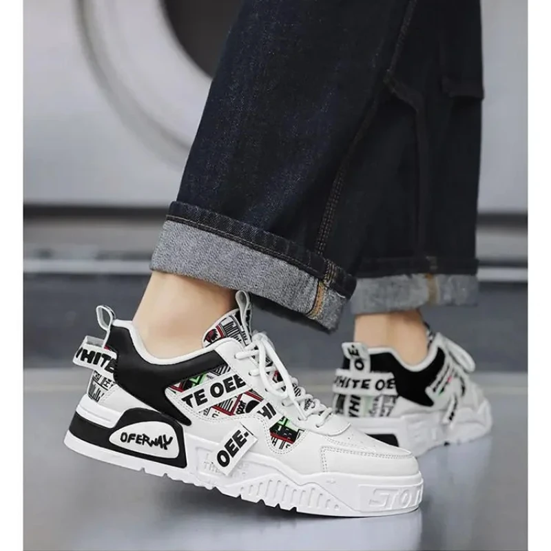 Повседневные модные кожаные кроссовки, новая мужская обувь для скейтборда, уличная спортивная обувь для бега, походная теннисная платформа, роскошные туфли на плоской подошве
Повседневные модные кожаные кроссовки, новая мужская обувь для скейтборда, уличная спортивная обувь для бега, походная теннисная платформа, роскошные туфли на плоской подошве