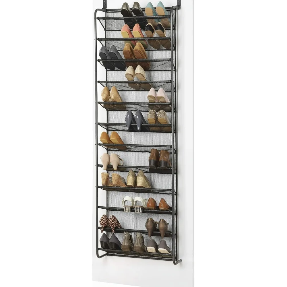 36-Pair Over-The-Door Shoe Organizer with Mesh Storage - Space-Saving Solution for Small Apartments
36-Pair Over-The-Door Shoe Organizer with Mesh Storage - Space-Saving Solution for Small Apartments