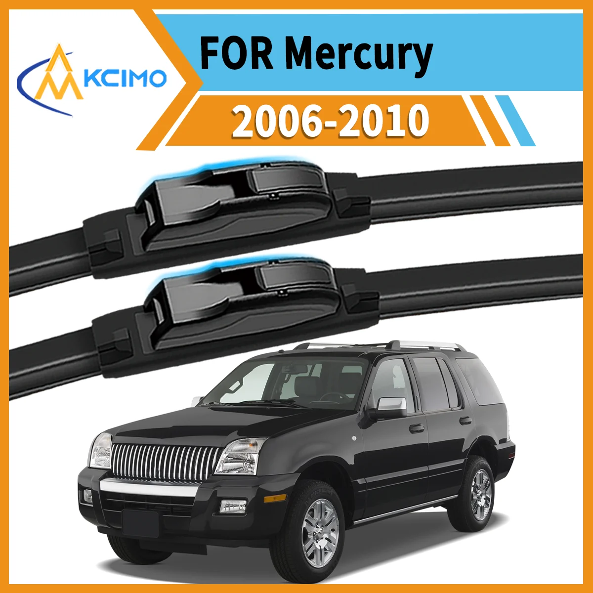 2PCS Car Front Wiper Blades for Mercury Mountaineer 2006-2010 Crystal Clear Visibility & Enhanced Driving Safety
2PCS Car Front Wiper Blades for Mercury Mountaineer 2006-2010 Crystal Clear Visibility & Enhanced Driving Safety