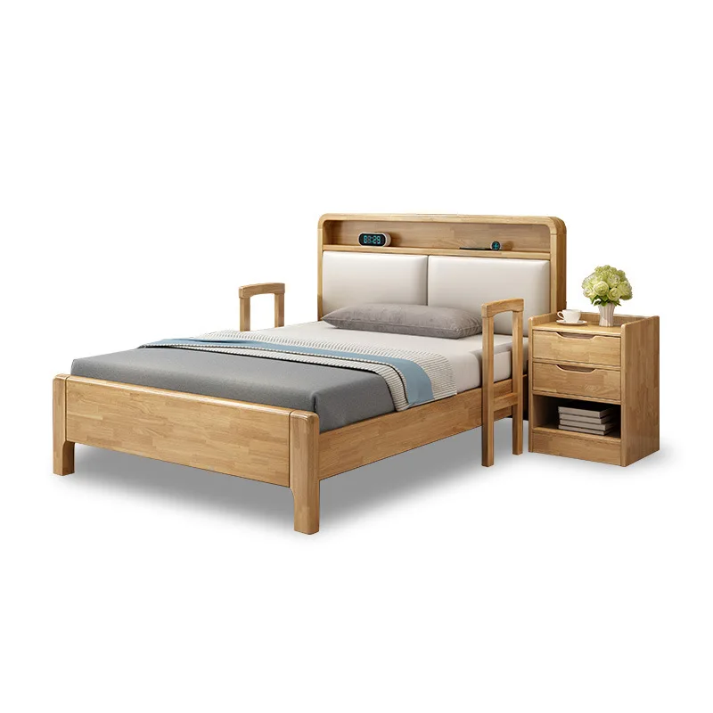 Solid wood, with handrails, guardrail, elderly, nursing, second bedroom, single bed, nursing home
Solid wood, with handrails, guardrail, elderly, nursing, second bedroom, single bed, nursing home