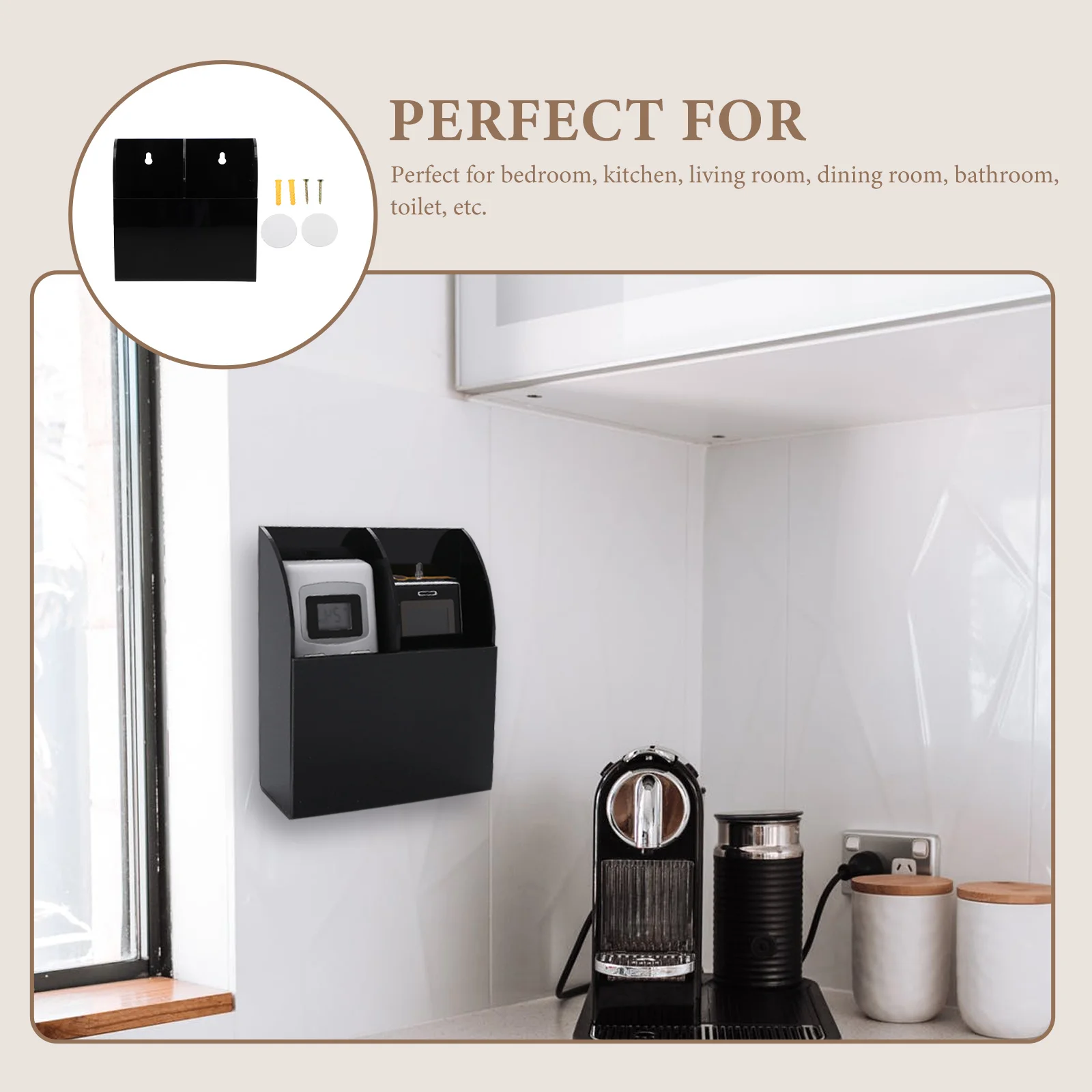 Remote Control Storage Box Acrylic Holder Wall Mount Desktop Media Organizer Durability Stable Bedroom Kitchen File Folder
Remote Control Storage Box Acrylic Holder Wall Mount Desktop Media Organizer Durability Stable Bedroom Kitchen File Folder
