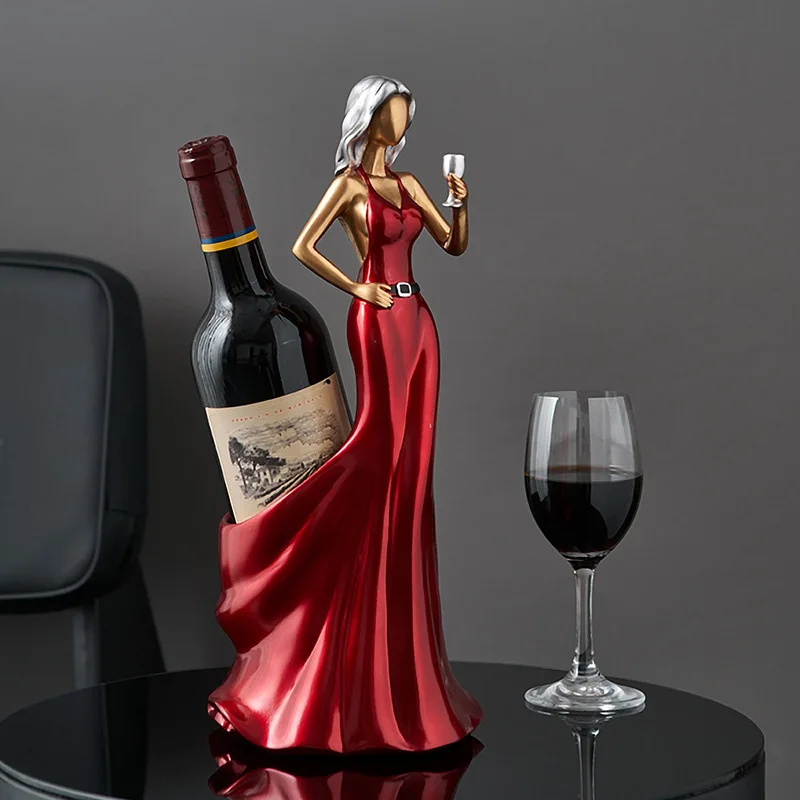 Dancing Lady Wine Rack Creative Luxury Wine Bottle Holder Elegant Living Room Decor for Entryway Cabinet/Bar Counter Gold Finish
Dancing Lady Wine Rack Creative Luxury Wine Bottle Holder Elegant Living Room Decor for Entryway Cabinet/Bar Counter Gold Finish