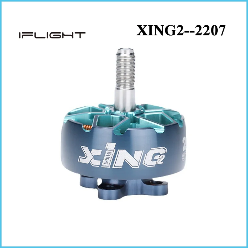 iFlight XING2 2207 2755KV 4S / 1855KV 6S FPV Motor Unibell with 5mm titanium alloy shaft for FPV drone part
iFlight XING2 2207 2755KV 4S / 1855KV 6S FPV Motor Unibell with 5mm titanium alloy shaft for FPV drone part