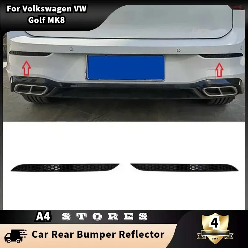 For Volkswagen VW Golf MK8 MK7.5 MK7 MK6 TSI TDI GTI GTD R R-Line 2009-2023 Tuning 2X Car Rear Bumper Reflector Delete Cover
For Volkswagen VW Golf MK8 MK7.5 MK7 MK6 TSI TDI GTI GTD R R-Line 2009-2023 Tuning 2X Car Rear Bumper Reflector Delete Cover