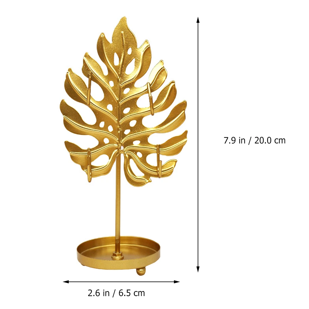 2pcs Metal Jewelry Display Stand Leaf Shape Earring Bracelet Holder Detachable Base Rustproof Eco-Friendly Decorative Storage
2pcs Metal Jewelry Display Stand Leaf Shape Earring Bracelet Holder Detachable Base Rustproof Eco-Friendly Decorative Storage