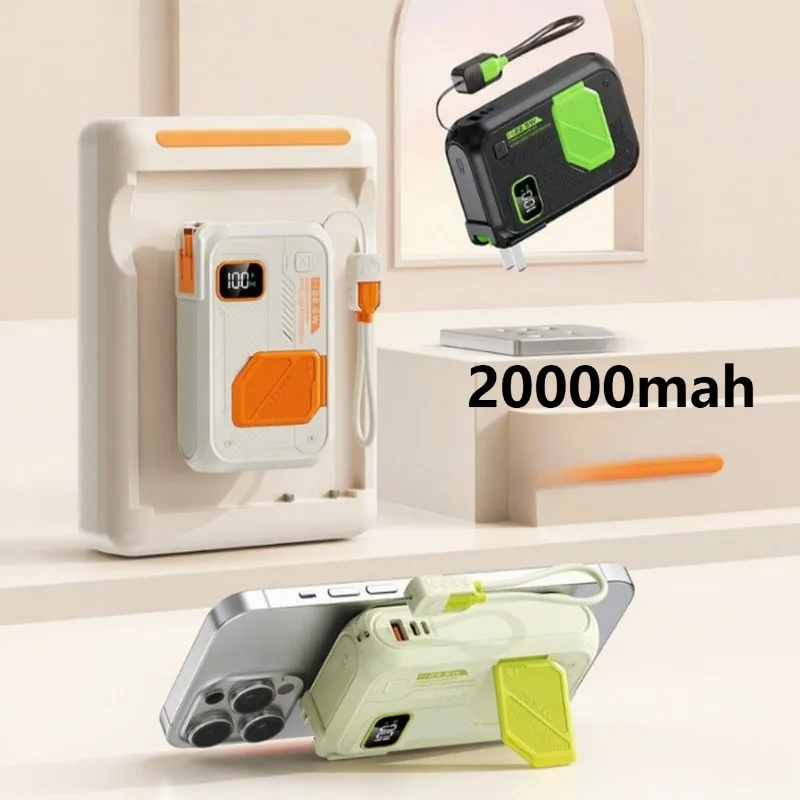 Power Bank Magsafe Power Bank 20000 мАч, 22,5 Вт, внешний аккумулятор с быстрой зарядкой и кабелем, вилка переменного тока, портативное зарядное устройство для IPhone 16 15 повербанк
Power Bank Magsafe Power Bank 20000 мАч, 22,5 Вт, внешний аккумулятор с быстрой зарядкой и кабелем, вилка переменного тока, портативное зарядное устройство для IPhone 16 15 повербанк