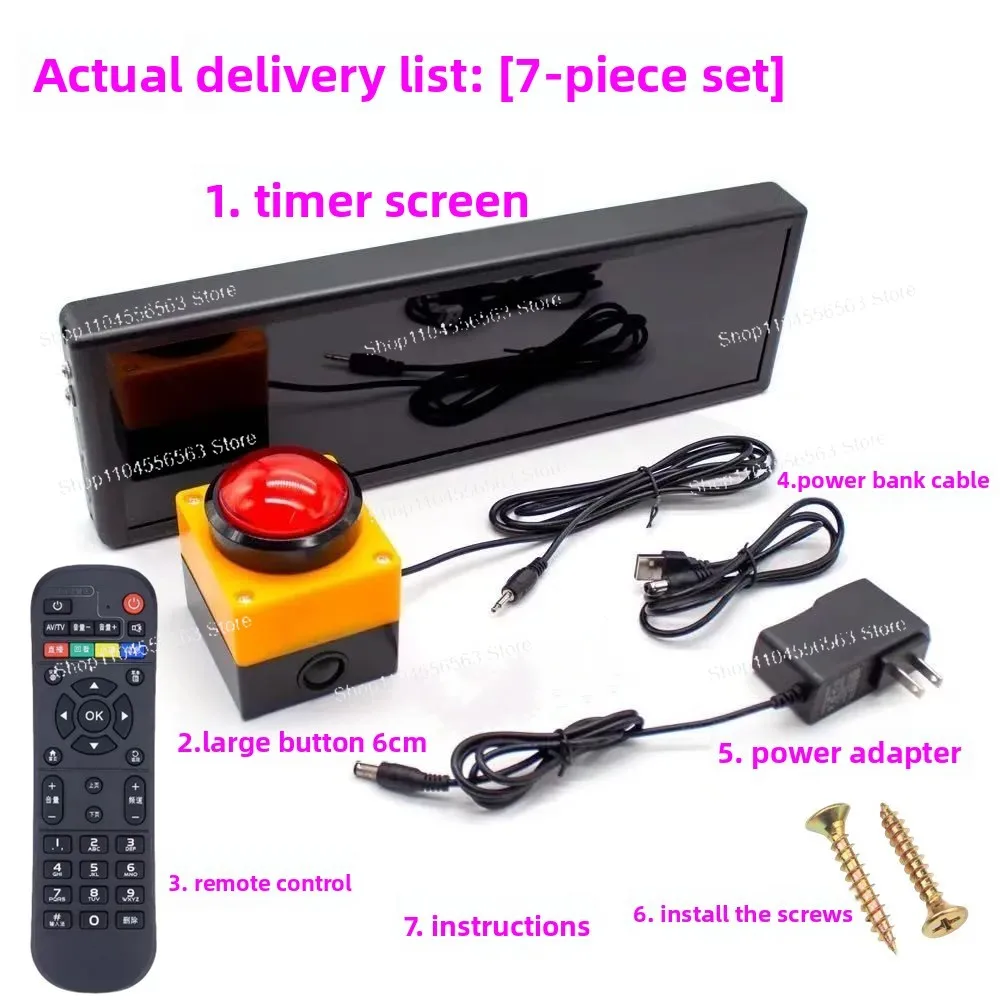 Популярный светодиодный цифровой таймер для 4-значных и 6-значных игровых задач, 10-секундный таймер обратного отсчета
Популярный светодиодный цифровой таймер для 4-значных и 6-значных игровых задач, 10-секундный таймер обратного отсчета