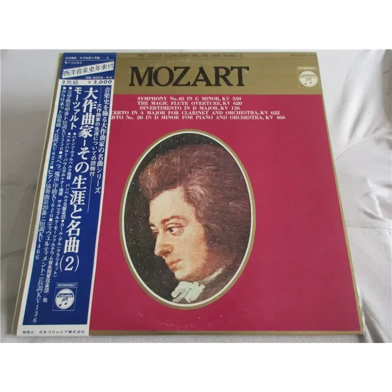 Mozart Symphony No 40 No 20 2LP Vinyl Record for Classical Music Lovers
Mozart Symphony No 40 No 20 2LP Vinyl Record for Classical Music Lovers
