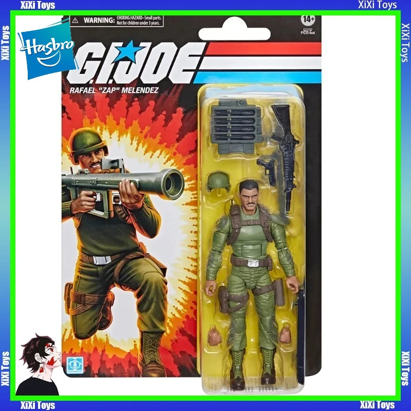 Hasbro G.I. Joe Classified Series Retro Cardback Rafael 'Zap' Melendez & Crimson Guard Action Figure Collection Original Model
Hasbro G.I. Joe Classified Series Retro Cardback Rafael 'Zap' Melendez & Crimson Guard Action Figure Collection Original Model