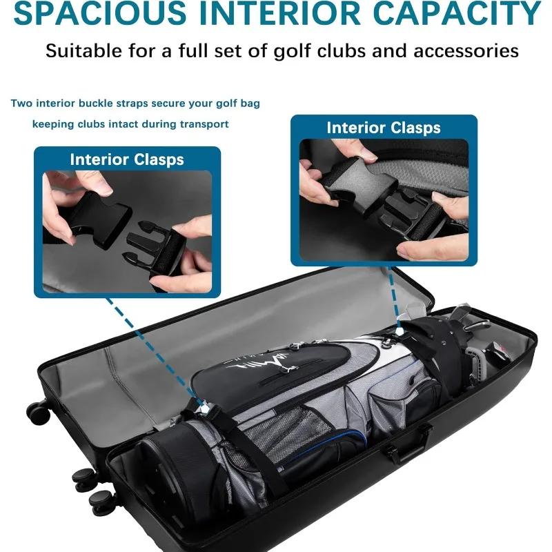 uniHimal Hard Shell Golf Travel Bag Waterproof Durable Shockproof Protective Golf Club Carry Case Outdoor GolfSports Storage Bag
uniHimal Hard Shell Golf Travel Bag Waterproof Durable Shockproof Protective Golf Club Carry Case Outdoor GolfSports Storage Bag