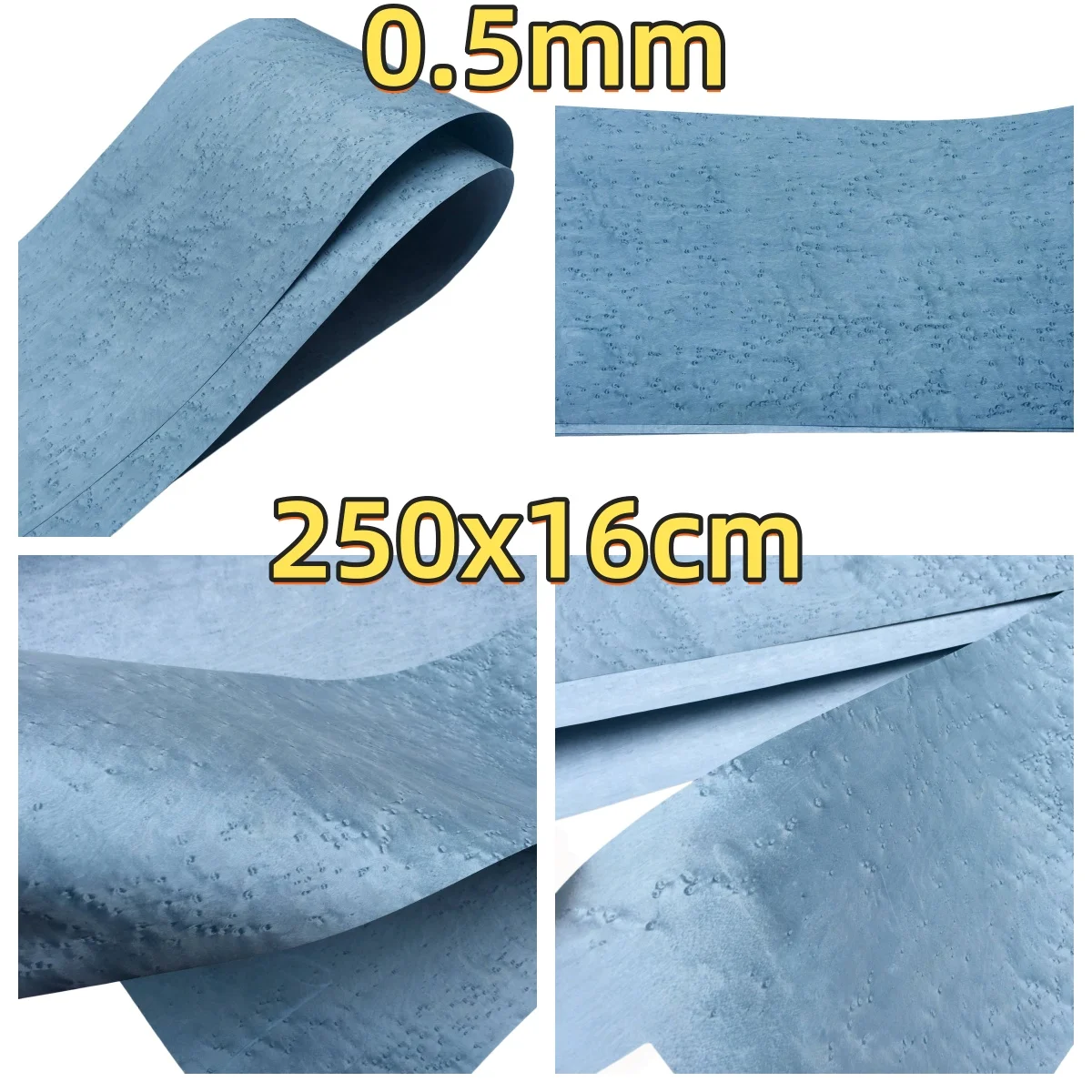 Natural Lake Blue Birdseye Veneer, 0.5mm, 250x16cm, For Display Table Surface Veneering & Marquetry.(Backing Non-woven Fabric)
Natural Lake Blue Birdseye Veneer, 0.5mm, 250x16cm, For Display Table Surface Veneering & Marquetry.(Backing Non-woven Fabric)
