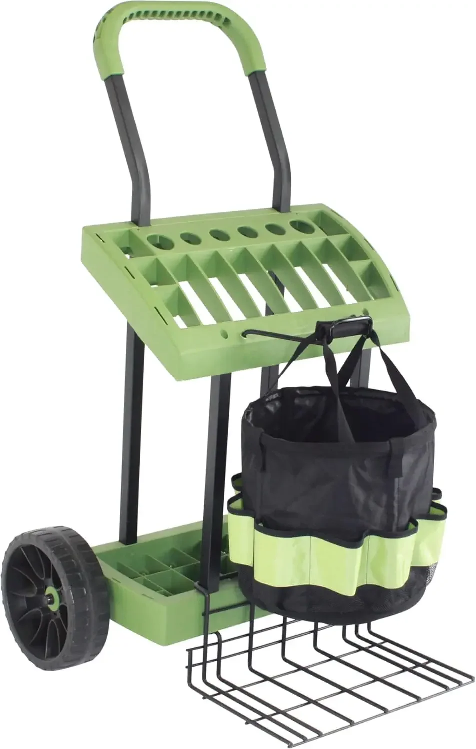 Rolling Tool Toter Cart & Bucket with Load Toter Lift Plate | Gardeners Tool Box On Wheels | Store, Organize & Mobilize Rake 
Rolling Tool Toter Cart & Bucket with Load Toter Lift Plate | Gardeners Tool Box On Wheels | Store, Organize & Mobilize Rake