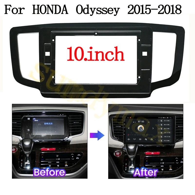 2 Din 10.1 Inch Car Radio Plastic Fascia Panel Frame for HONDA Odyssey 2015-2018 Installation GPS Mp5 Dash Mount Kit
2 Din 10.1 Inch Car Radio Plastic Fascia Panel Frame for HONDA Odyssey 2015-2018 Installation GPS Mp5 Dash Mount Kit