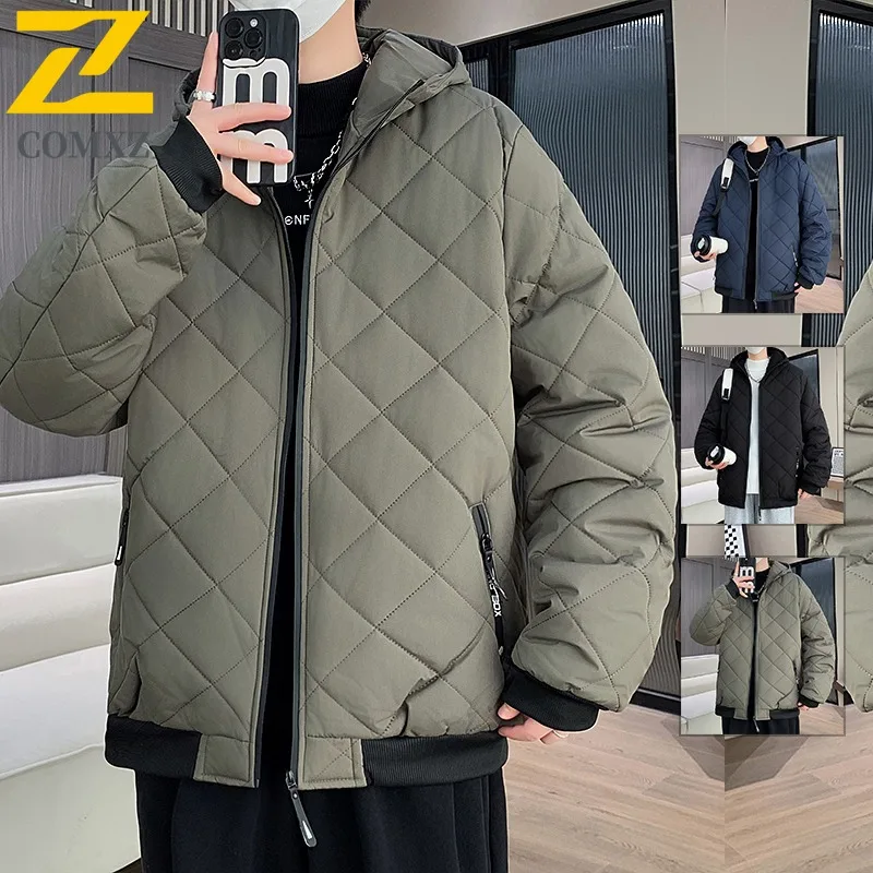 COMXZ Мужская стеганая куртка с капюшоном для поездок на работу, роскошная офисная морозостойкая парка 2025 года, удобные утолщенные зимние пальто для отдыха и бизнеса
COMXZ Мужская стеганая куртка с капюшоном для поездок на работу, роскошная офисная морозостойкая парка 2025 года, удобные утолщенные зимние пальто для отдыха и бизнеса