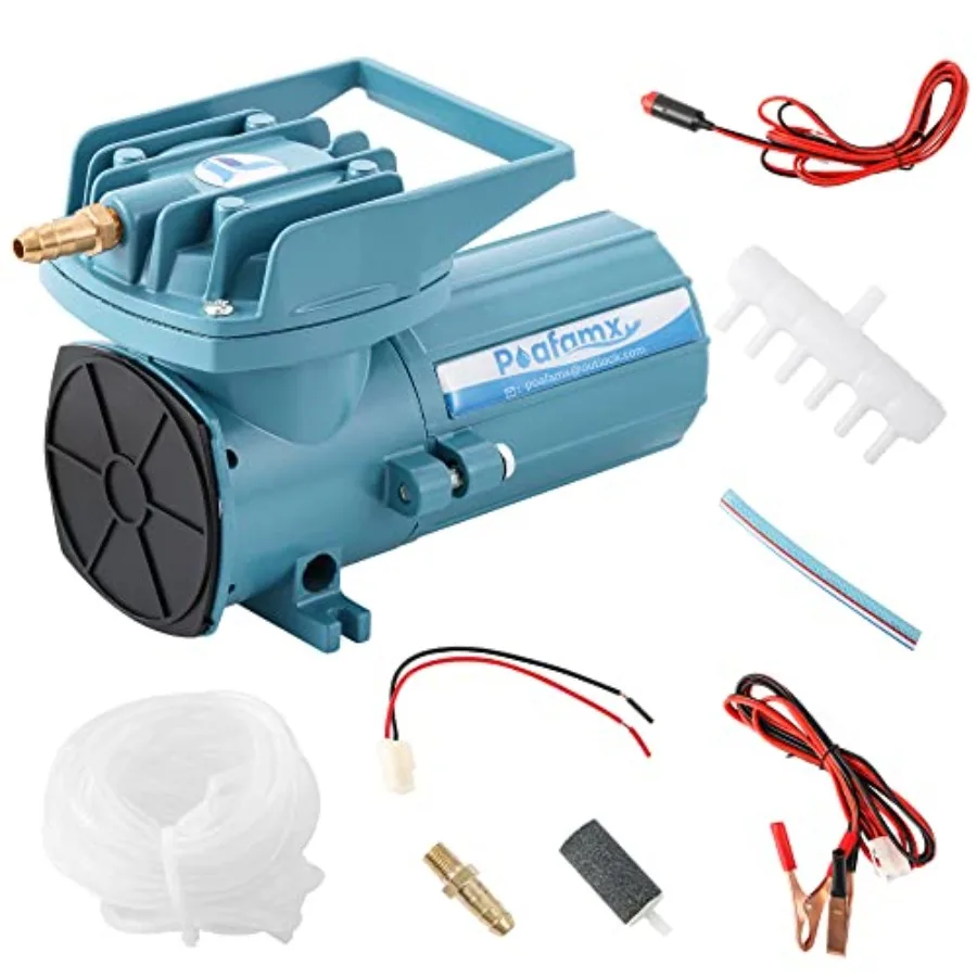 DC 12V Aquarium and Pond Air Pump - - Quiet Commercial Aerator with 6 Outlets 30L-115L/Min Airflow Car Cable for Hydroponics an
DC 12V Aquarium and Pond Air Pump - - Quiet Commercial Aerator with 6 Outlets 30L-115L/Min Airflow Car Cable for Hydroponics an