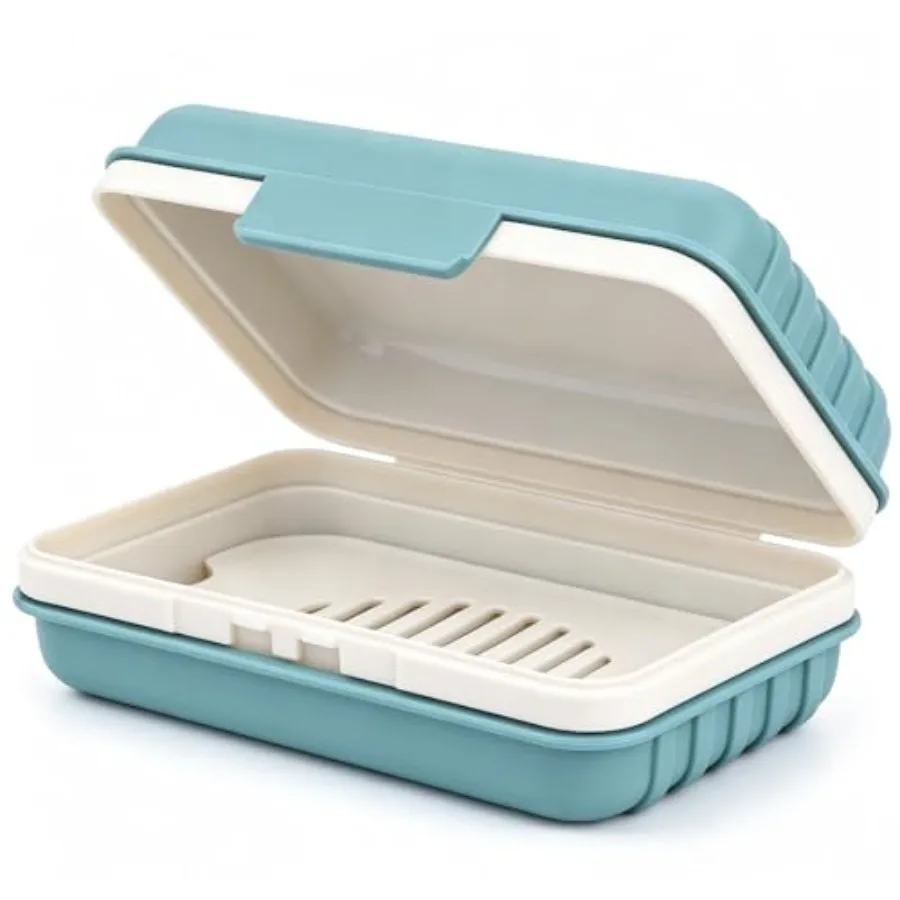 Travel Bar Soap Dish Holder for Shower, Soap Case with Lid, Portable Soap Box with Drainage Tray for Bathroom, Gym, Hiking, Out
Travel Bar Soap Dish Holder for Shower, Soap Case with Lid, Portable Soap Box with Drainage Tray for Bathroom, Gym, Hiking, Out