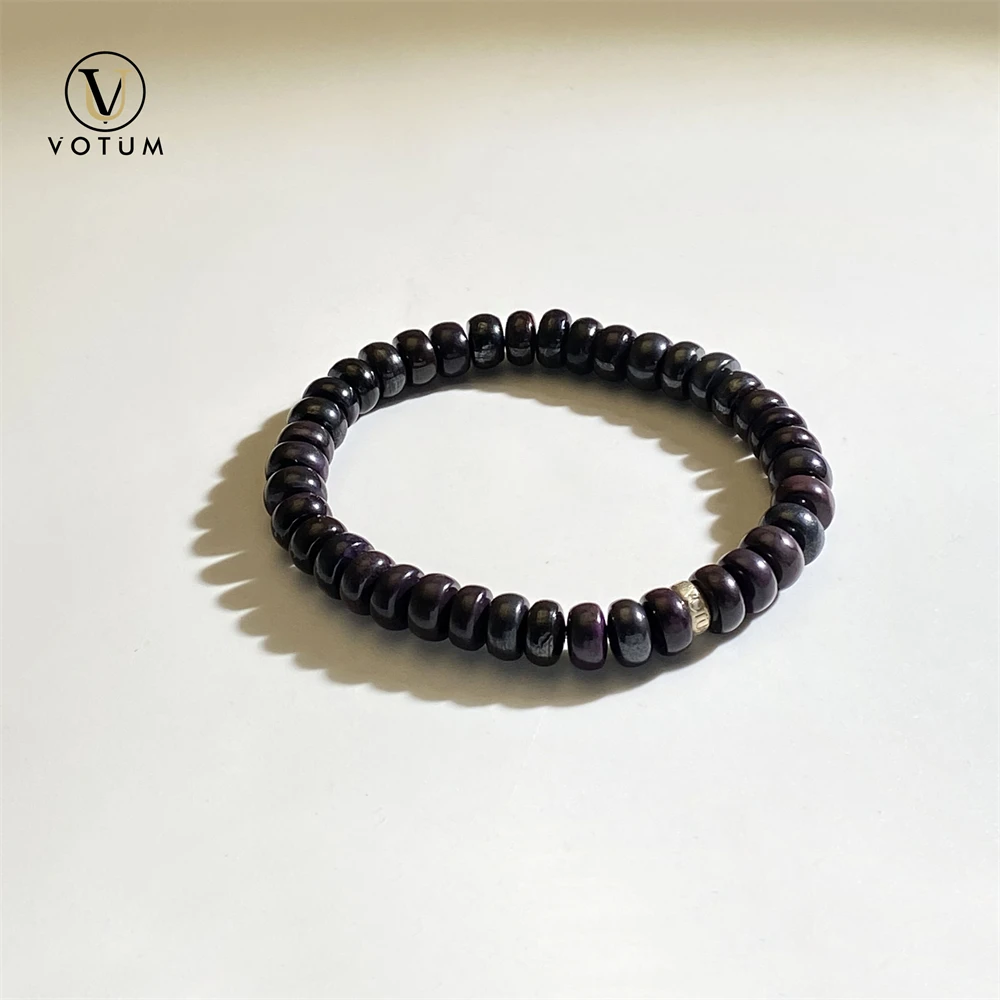 Votum Genuine Natural Sugilite Spacer Beads Bracelet for Women Men Dad Third Eye Chakra Healing Crystal Stone Yoga Gift Jewelry
Votum Genuine Natural Sugilite Spacer Beads Bracelet for Women Men Dad Third Eye Chakra Healing Crystal Stone Yoga Gift Jewelry