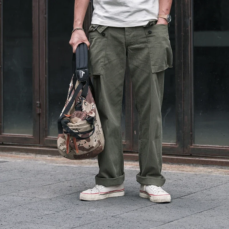 Bronson USMC HBT P-44 Pants WW2 Military Monkey Trousers Fatigue Utility For Men Army Green
Bronson USMC HBT P-44 Pants WW2 Military Monkey Trousers Fatigue Utility For Men Army Green