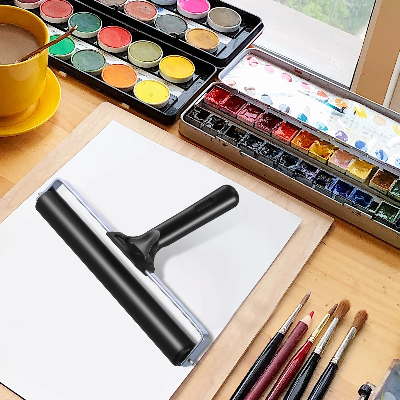 3 Pcs 6cm 10cm 20cm Rubber Printmaking Rollers for Crafting Stamping Ink Bag Multi Purpose Wallpaper Supplies
3 Pcs 6cm 10cm 20cm Rubber Printmaking Rollers for Crafting Stamping Ink Bag Multi Purpose Wallpaper Supplies