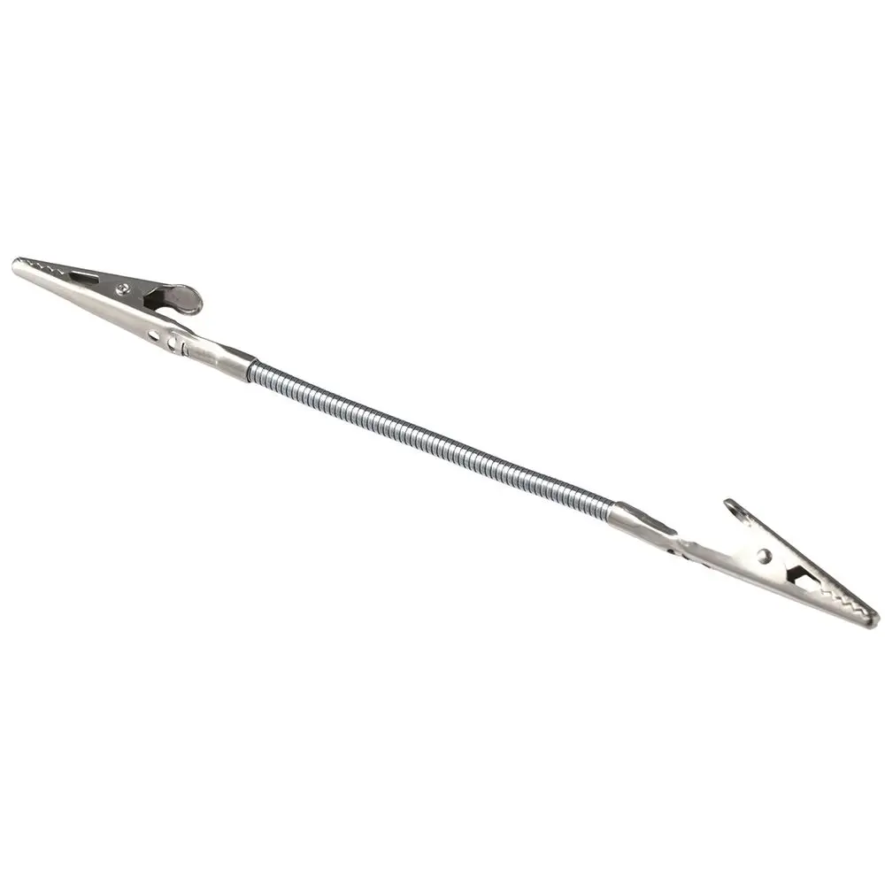 7 Inch Long-Tailed Double Alligator Clip Silver Metal Wire Alligator Clamp Memo Clip Holder Stand Craft Decoration Accessories
7 Inch Long-Tailed Double Alligator Clip Silver Metal Wire Alligator Clamp Memo Clip Holder Stand Craft Decoration Accessories