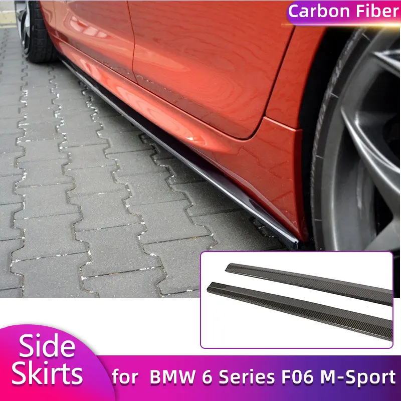 Автомобильные боковые юбки из углеродного волокна, удлинители для BMW 6 серии M6 F06 M-Sport Gran Coupe, 4-дверные, 2012-2017, боковые юбки для гонок, фартук
Автомобильные боковые юбки из углеродного волокна, удлинители для BMW 6 серии M6 F06 M-Sport Gran Coupe, 4-дверные, 2012-2017, боковые юбки для гонок, фартук