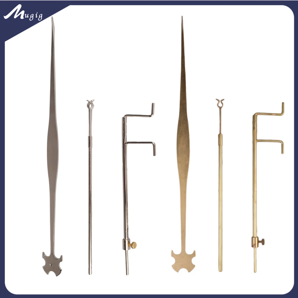 Mugig 3PCS Cello Sound Post Tools Set Stainless Steel Soundpost Setters Retrievers Gauges Clip Set Pure Brass Cellos Sound Tools
Mugig 3PCS Cello Sound Post Tools Set Stainless Steel Soundpost Setters Retrievers Gauges Clip Set Pure Brass Cellos Sound Tools