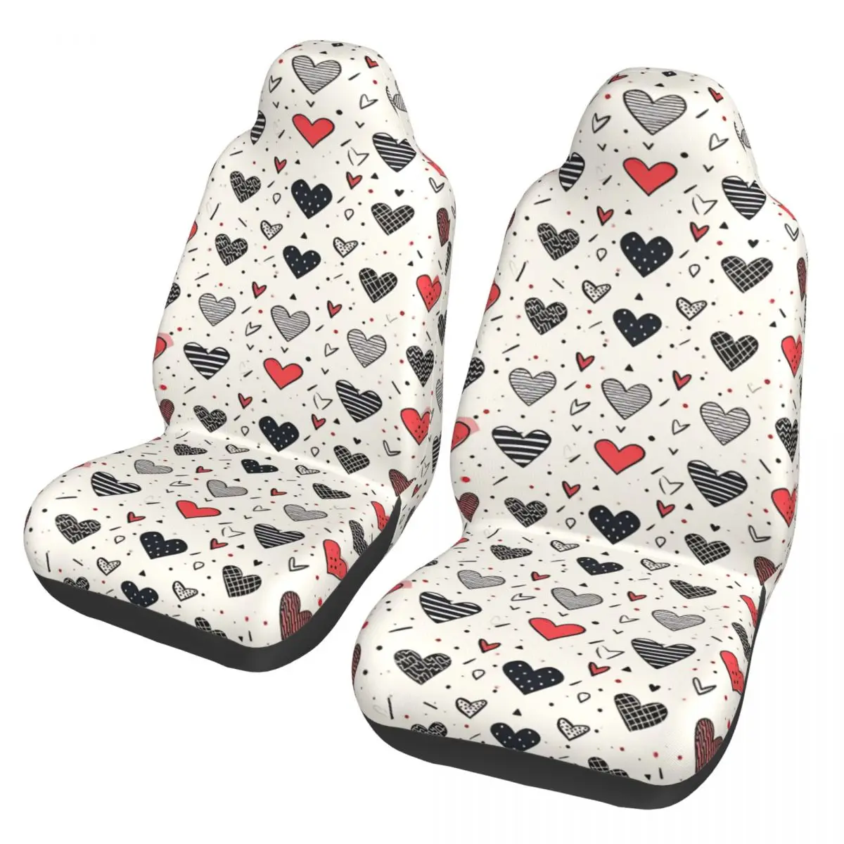 Чехлы на автомобильные сиденья с рисованным вручную узором в виде сердец, универсальные, для женщин, из фиброволокна, для стайлинга салона автомобиля
Чехлы на автомобильные сиденья с рисованным вручную узором в виде сердец, универсальные, для женщин, из фиброволокна, для стайлинга салона автомобиля
