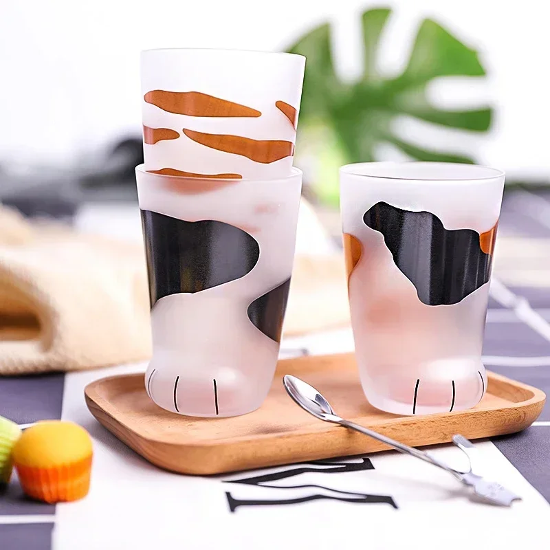 Animals Glass 300ML Creative Cute Cartoon Cat Paw Water Bottle Milk Juice Frosted Drinking 3D Shape Cold Drink Mug Coffee Cup
Animals Glass 300ML Creative Cute Cartoon Cat Paw Water Bottle Milk Juice Frosted Drinking 3D Shape Cold Drink Mug Coffee Cup