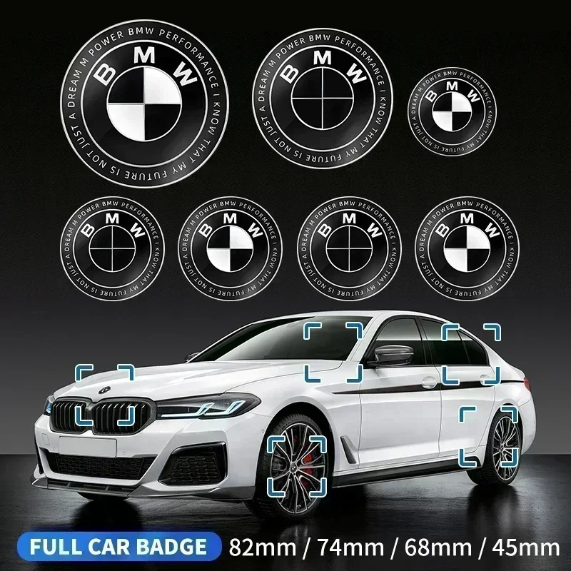 7pcs 45mm 68mm 74mm 82mm Car Logo Front Hood Emblem rear boot badge for BMW E28 E32 E43 E52 E53 E63 E64 E93 E94 E87 F10 F20 F30
7pcs 45mm 68mm 74mm 82mm Car Logo Front Hood Emblem rear boot badge for BMW E28 E32 E43 E52 E53 E63 E64 E93 E94 E87 F10 F20 F30