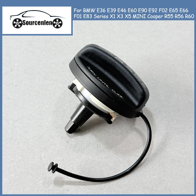 Fuel Gas Tank Filler Cap 16117222391 For BMW E36 E39 E46 E60 E90 E92 F02 E65 E66 F01 E83 Series X1 X3 X5 MINI Cooper R55 R56 R60
Fuel Gas Tank Filler Cap 16117222391 For BMW E36 E39 E46 E60 E90 E92 F02 E65 E66 F01 E83 Series X1 X3 X5 MINI Cooper R55 R56 R60