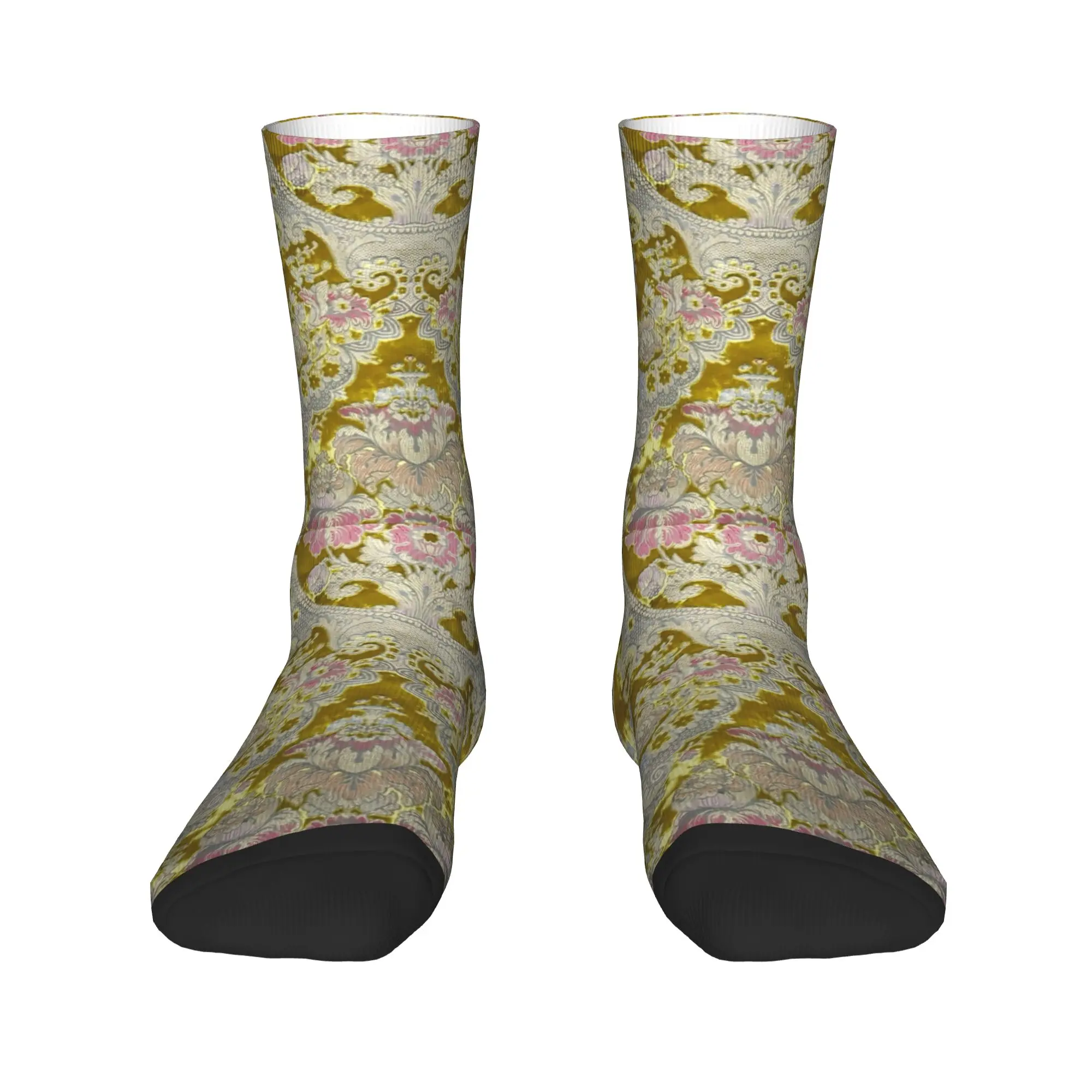 Fashion Printing Baroque Italian Damask Socks for Men Women Stretch Summer Autumn Winter Crew Socks
Fashion Printing Baroque Italian Damask Socks for Men Women Stretch Summer Autumn Winter Crew Socks