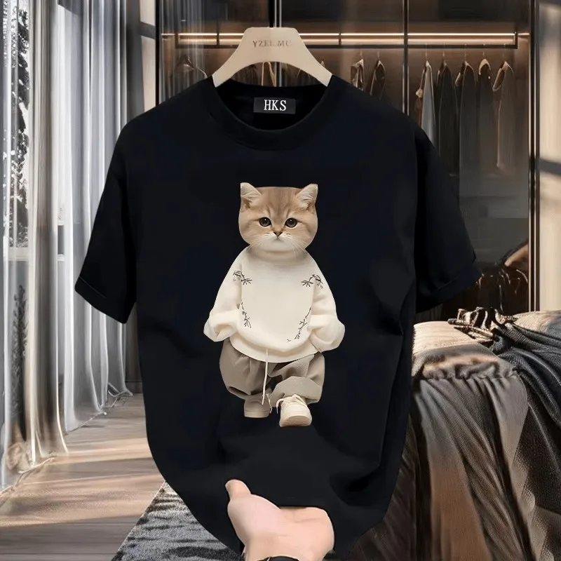 100% cotton short-sleeved T-shirt men's new summer Instagram High street trend cartoon all-in-one half-sleeved casual clothes
100% cotton short-sleeved T-shirt men's new summer Instagram High street trend cartoon all-in-one half-sleeved casual clothes