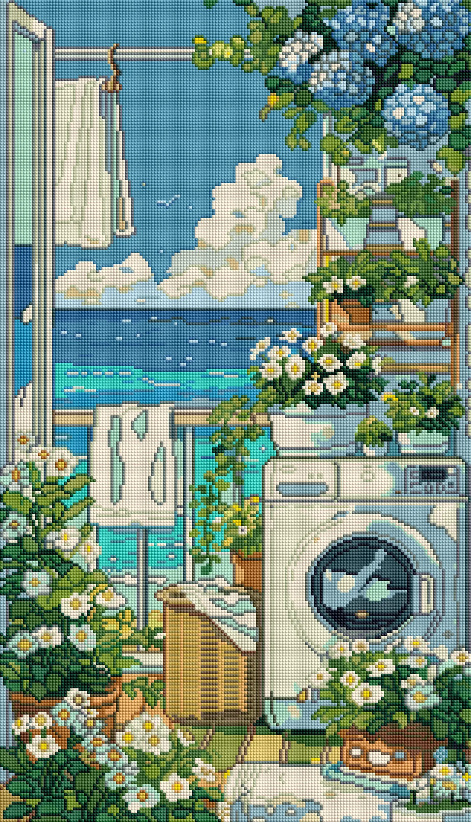 Foreveryoung Seaside Whispers Large Vertical Diamond Painting Kit, 16"×28"(40×70cm), Resin Square & AB Diamonds, Wall Art Decor.
Foreveryoung Seaside Whispers Large Vertical Diamond Painting Kit, 16"×28"(40×70cm), Resin Square & AB Diamonds, Wall Art Decor.