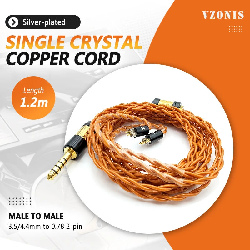 0.78MM 2Pin 4-core Silver Plated Earphone Upgrade Cable For HiFiMAN Headphone iem cable In Ear headphone Audio auriculares cable
0.78MM 2Pin 4-core Silver Plated Earphone Upgrade Cable For HiFiMAN Headphone iem cable In Ear headphone Audio auriculares cable