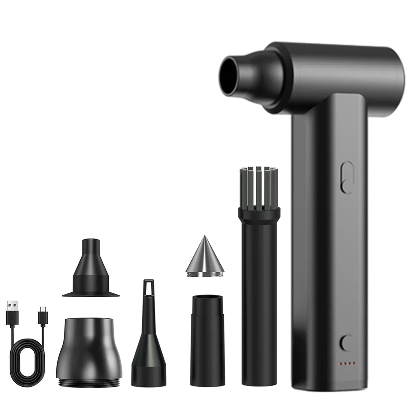 130000 RPM Air Duster Cordless Compressed Air Duster Aluminium Alloy Construction Better Heat Dissipation Cordless Design
130000 RPM Air Duster Cordless Compressed Air Duster Aluminium Alloy Construction Better Heat Dissipation Cordless Design