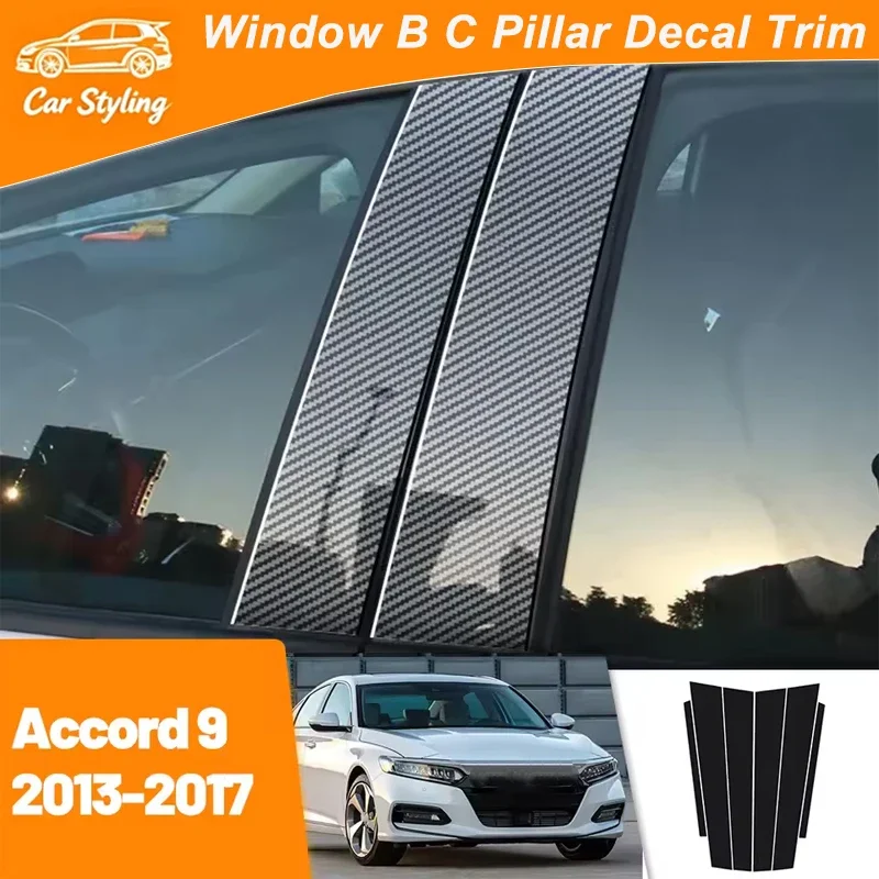 For Honda Accord 9 2013-2017 2014 2015 2016 Carbon Fiber Window Door Column Deal B C Pillar Post Cover Trim Sticker
For Honda Accord 9 2013-2017 2014 2015 2016 Carbon Fiber Window Door Column Deal B C Pillar Post Cover Trim Sticker