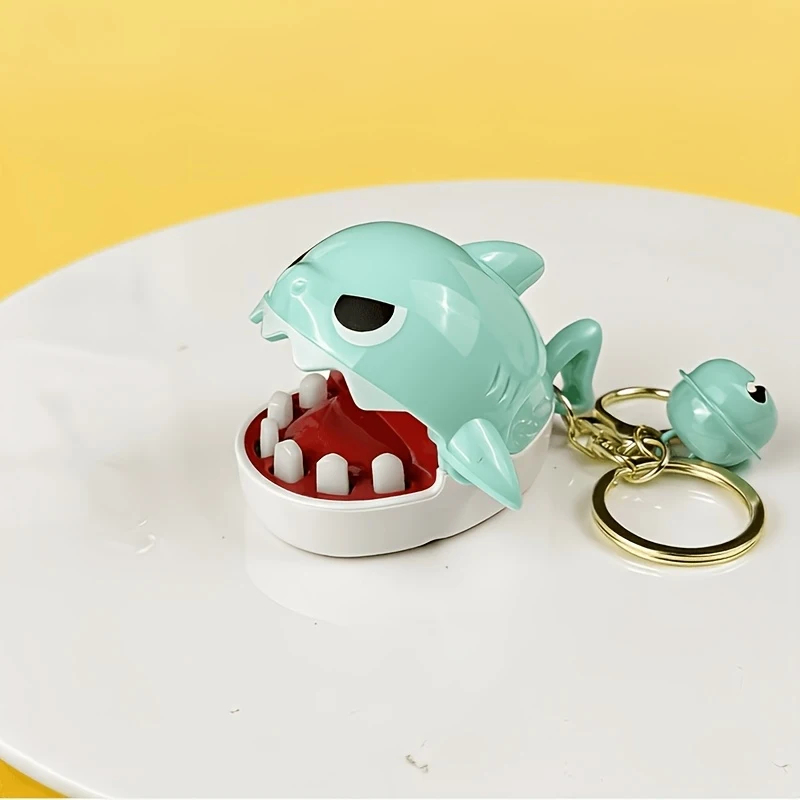 Cute Cartoon Biting Shark Keychain, fun interactive design, perfect gift for couples and friends, easy to use, random color ship
Cute Cartoon Biting Shark Keychain, fun interactive design, perfect gift for couples and friends, easy to use, random color ship