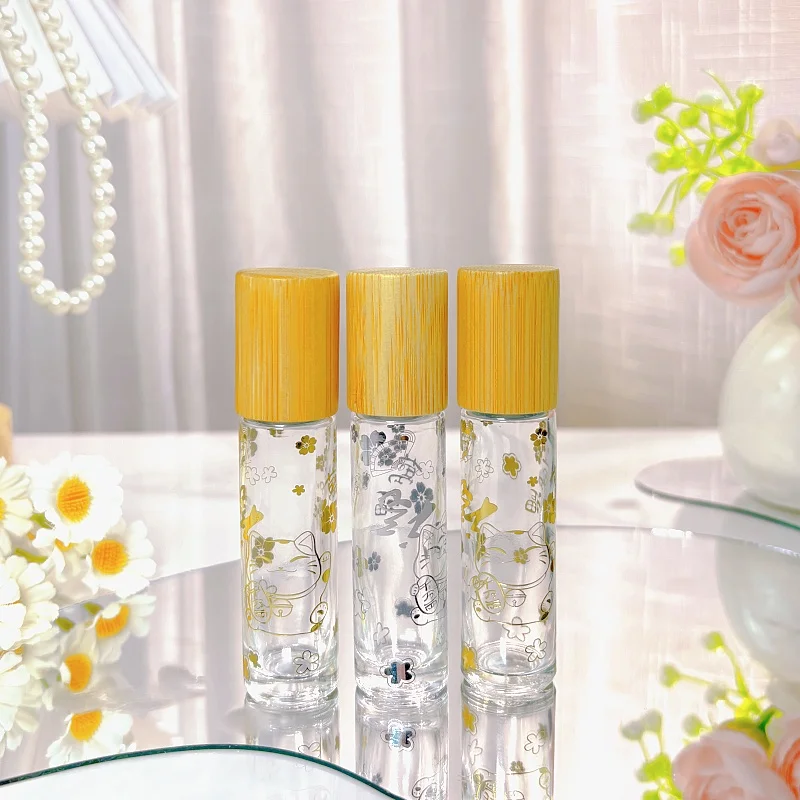 20pcs 10ml Empty Glass Roll-on Bottle Attar Oil /Essential Oil /Perfume Bottle With Gemstone Roller Ball and Bamboo Lid
20pcs 10ml Empty Glass Roll-on Bottle Attar Oil /Essential Oil /Perfume Bottle With Gemstone Roller Ball and Bamboo Lid