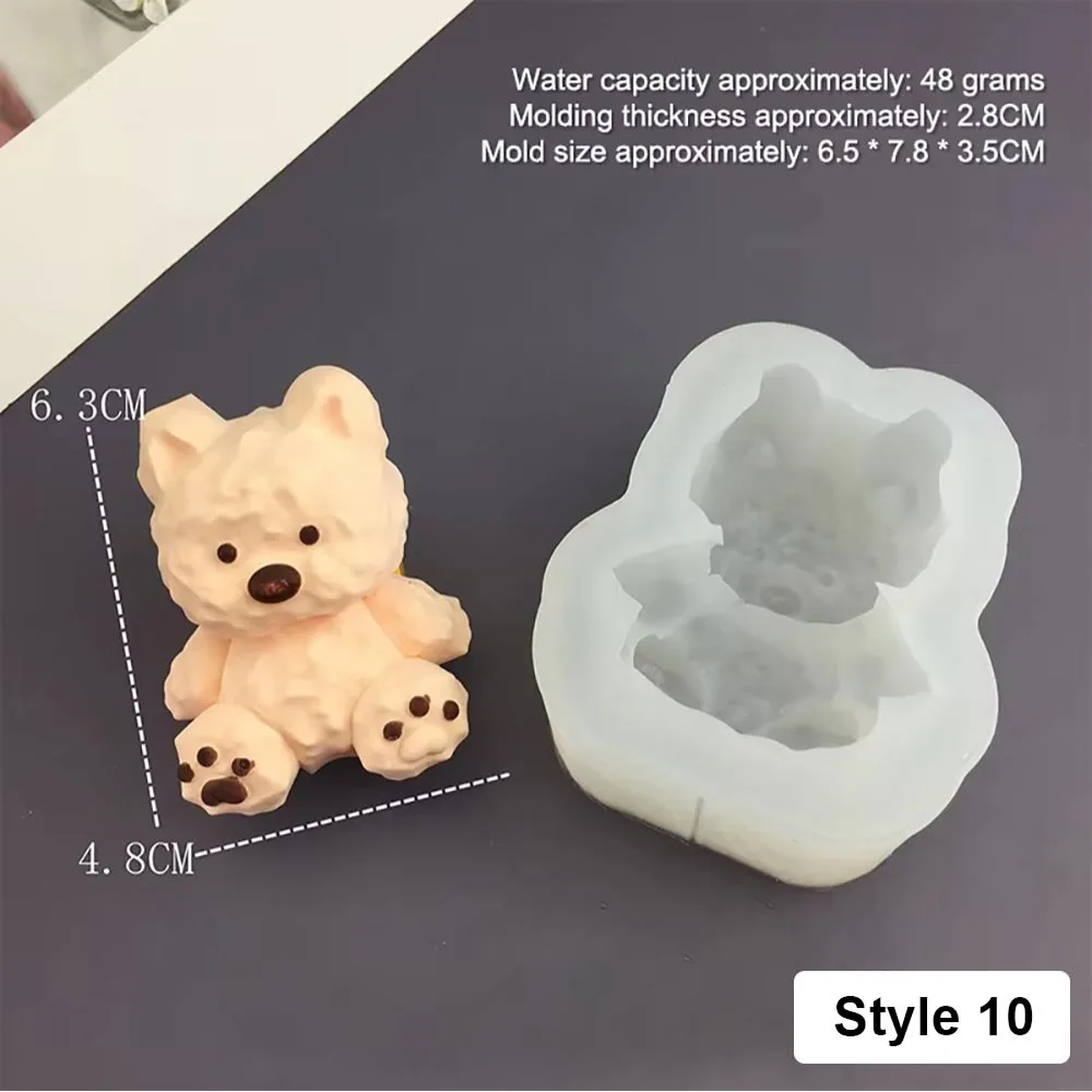 1Pcs Animal Bunny Kitten Silicone Mold Cartoon Cute Candle Mold Multifunctional Baking Mould
1Pcs Animal Bunny Kitten Silicone Mold Cartoon Cute Candle Mold Multifunctional Baking Mould