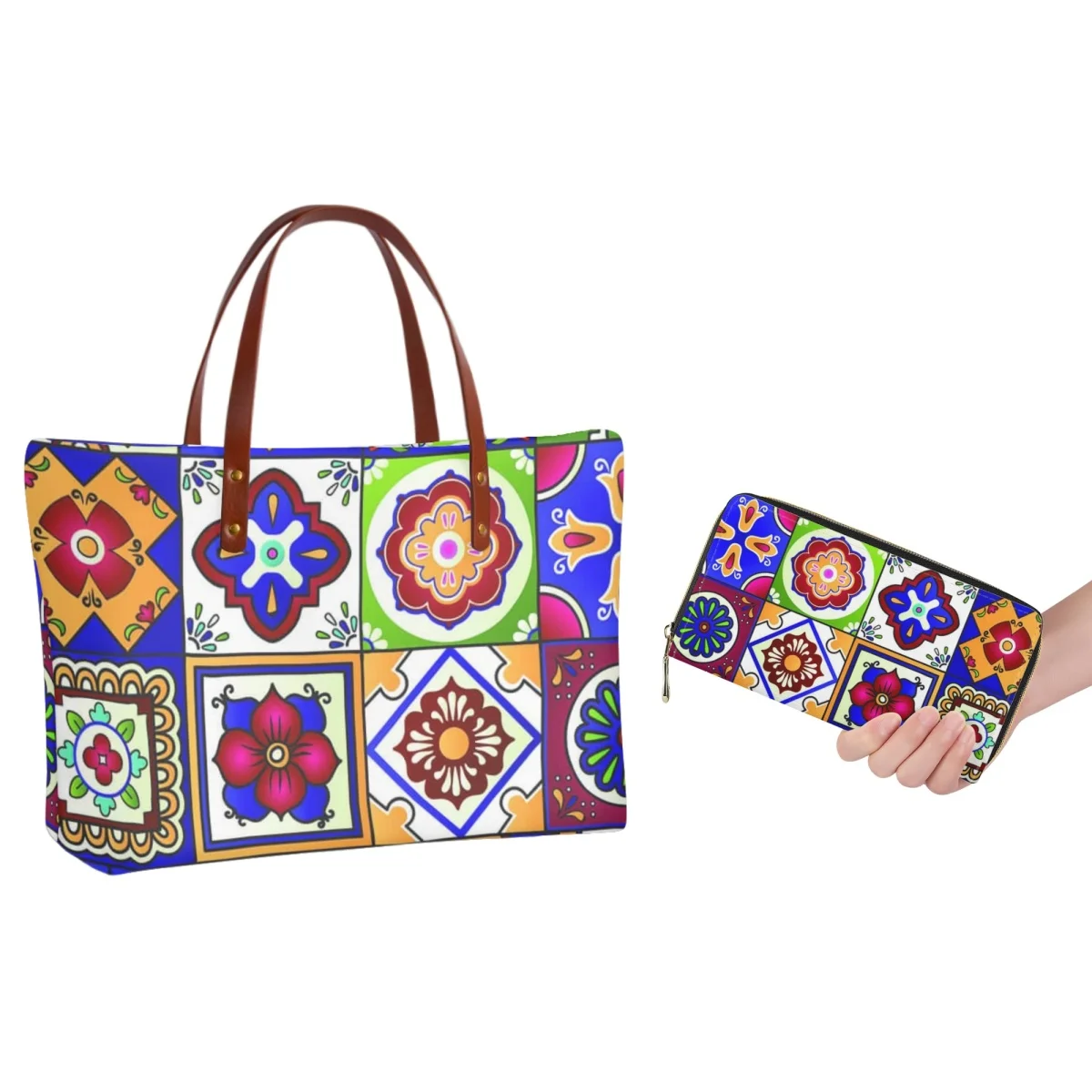 FORUDESIGNS Rectangular Vintage Print Combination Wallet Handbag Women Street Fashion Tote Bag High Quality Handbag Retro
FORUDESIGNS Rectangular Vintage Print Combination Wallet Handbag Women Street Fashion Tote Bag High Quality Handbag Retro