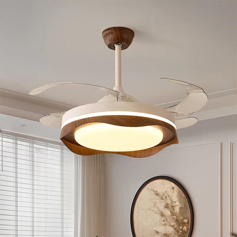 Retro Vintage Walnut Grain Fan Light for Dining Room Ceiling Fan Light with French Cream Style Invisible Design for Living
Retro Vintage Walnut Grain Fan Light for Dining Room Ceiling Fan Light with French Cream Style Invisible Design for Living
