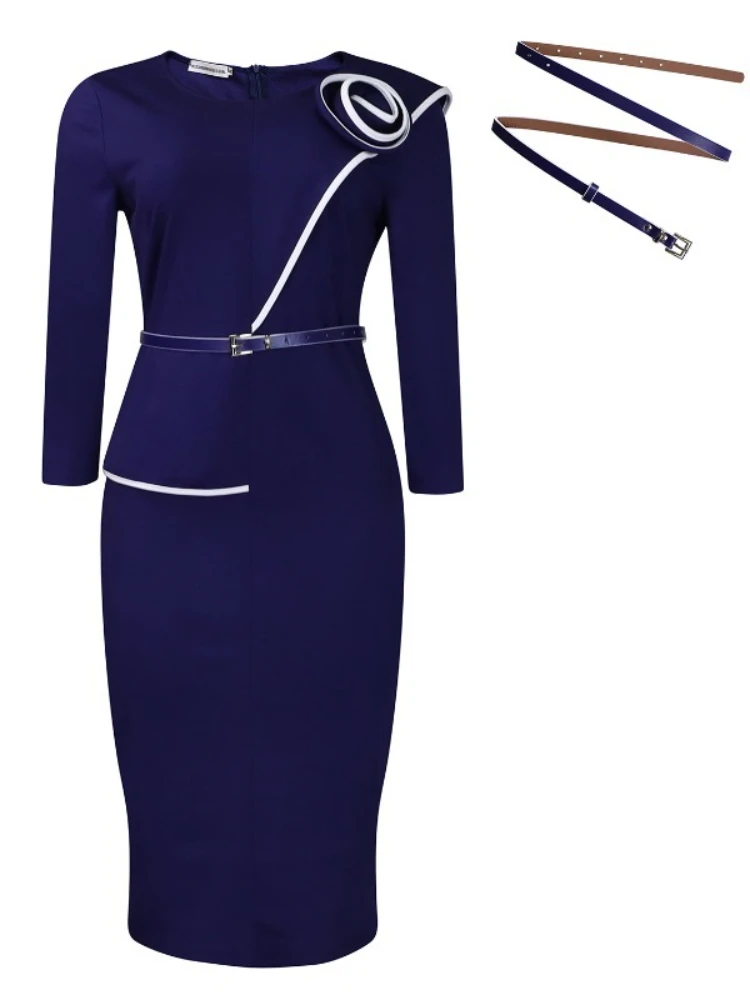 Fashion African Mid Dresses with Belt Women 3D Flowers 3/4 Sleeve O-neck Party Evening Office Lady Bodycon Vestidos
Fashion African Mid Dresses with Belt Women 3D Flowers 3/4 Sleeve O-neck Party Evening Office Lady Bodycon Vestidos