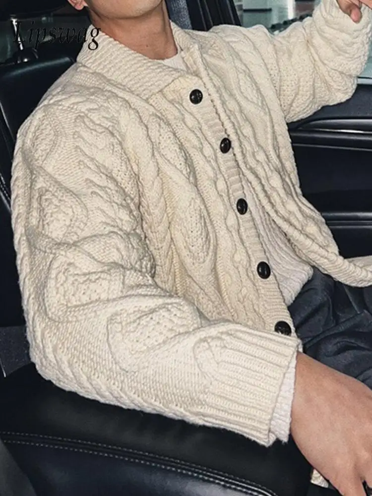Осень-зима уличный повседневный мужской свитер куртки уличная одежда винтажные мужские вязаные кардиганы на пуговицах с лацканами стильные поворотные свитера
Осень-зима уличный повседневный мужской свитер куртки уличная одежда винтажные мужские вязаные кардиганы на пуговицах с лацканами стильные поворотные свитера