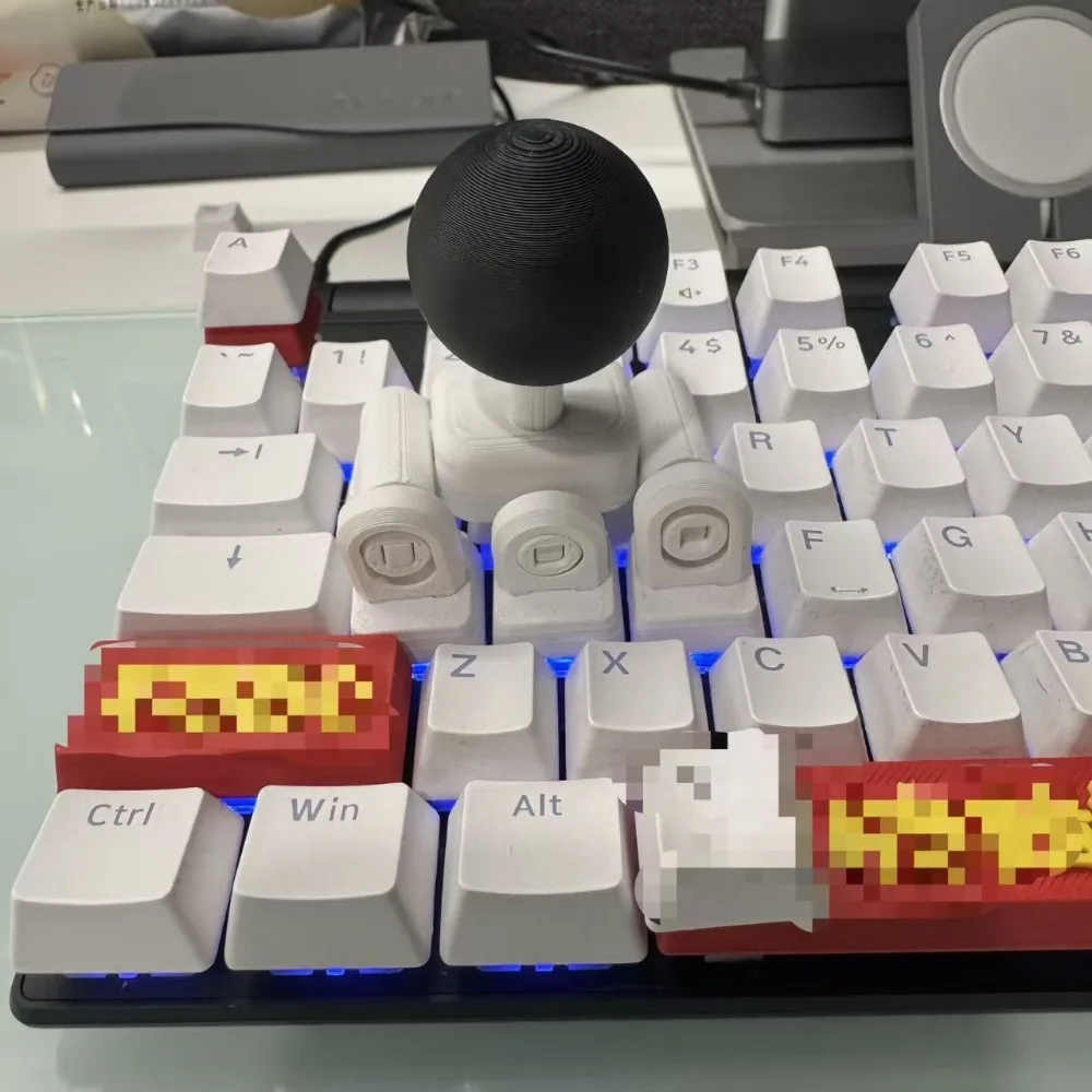3D Printed Mechanical Keyboard External Game Joystick With WASD Movement, for Fighting Games, Compatible With Cross-axis Buttons
3D Printed Mechanical Keyboard External Game Joystick With WASD Movement, for Fighting Games, Compatible With Cross-axis Buttons