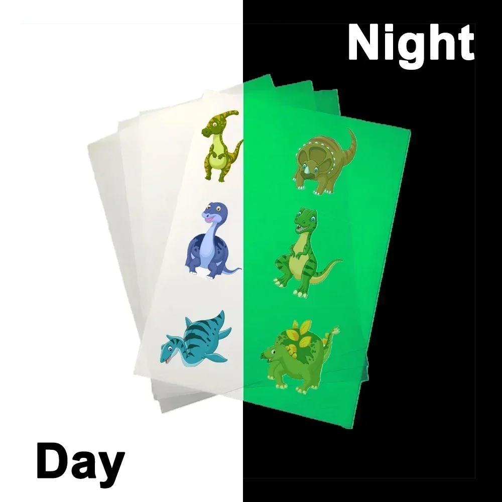 DTF Luminous Printer Transfer Film Glow in The Dark Film Printable Heat Transfer Vinyl for DTF Transfers for Fabric T-shirt Kit
DTF Luminous Printer Transfer Film Glow in The Dark Film Printable Heat Transfer Vinyl for DTF Transfers for Fabric T-shirt Kit